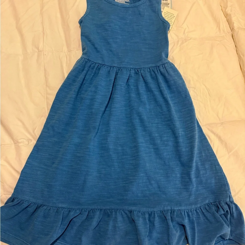 Size XS Toddler Girls Cat & Jack Blue Casual Sleeveless Maxi Dress